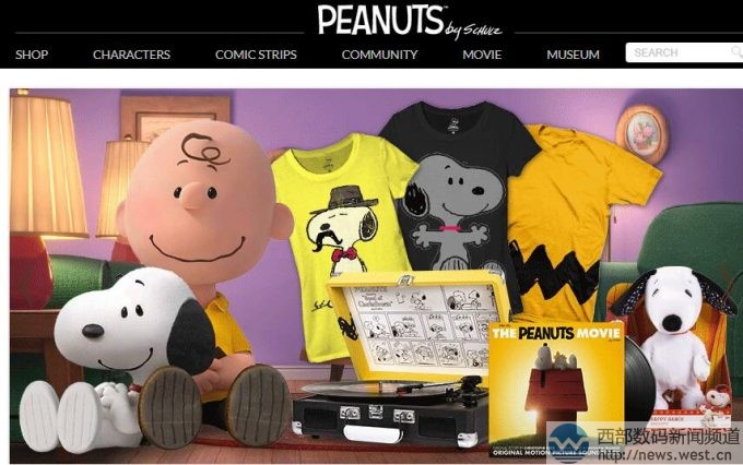 ���ͯӰҕ��������ُ(g��u)������������(hu��)������Peanuts.com��Snoopy.com�ȶ�ö��Ʒ����